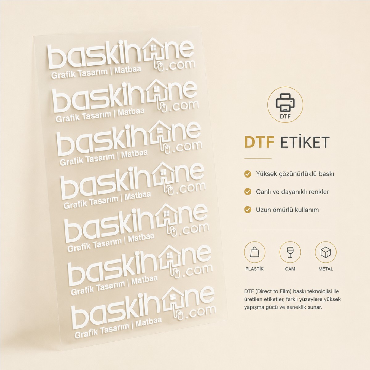 DTF Etiket