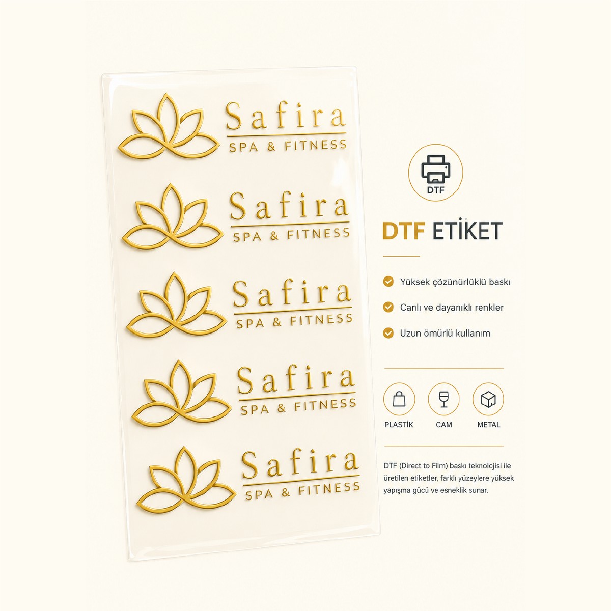 DTF Etiket
