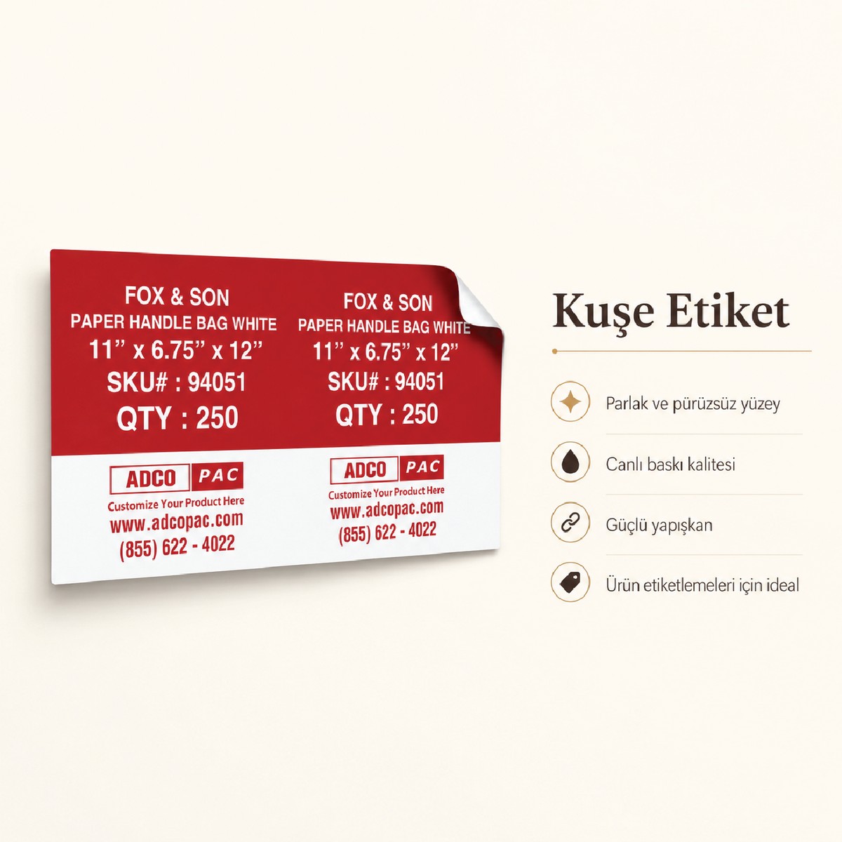 Kuşe Etiket