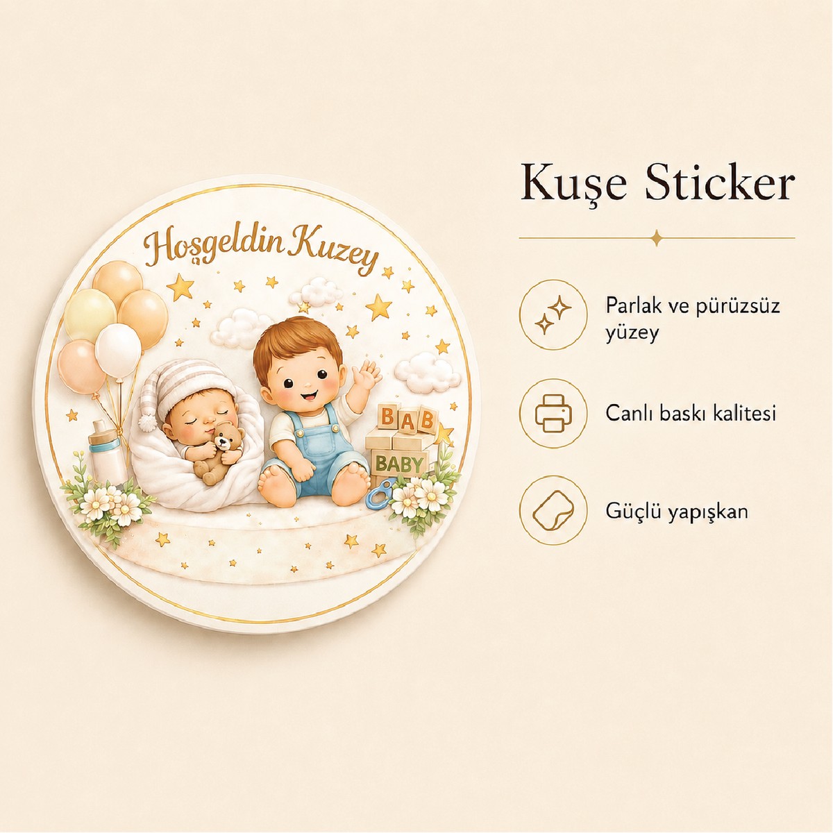 Kuşe Etiket